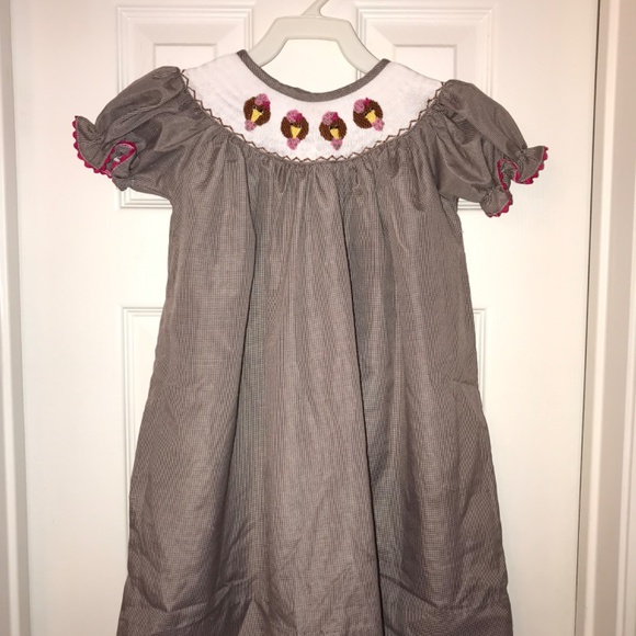 Adorable Dibble Dabble toddler dress for Thanksgiving - Picture 2 of 2